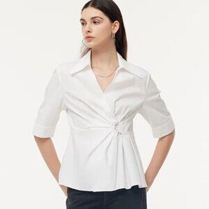 Goelia Cotton Women Wrap Shirt - New without tags